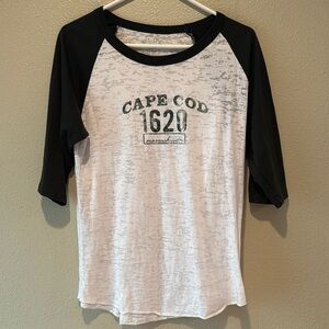 Blue 84 Green and White 3/4 Sleeve Tee Classic Raglan